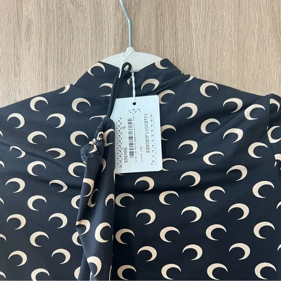 Marine Serre All Over Moon Turtleneck (Black) - Picture 4 of 4